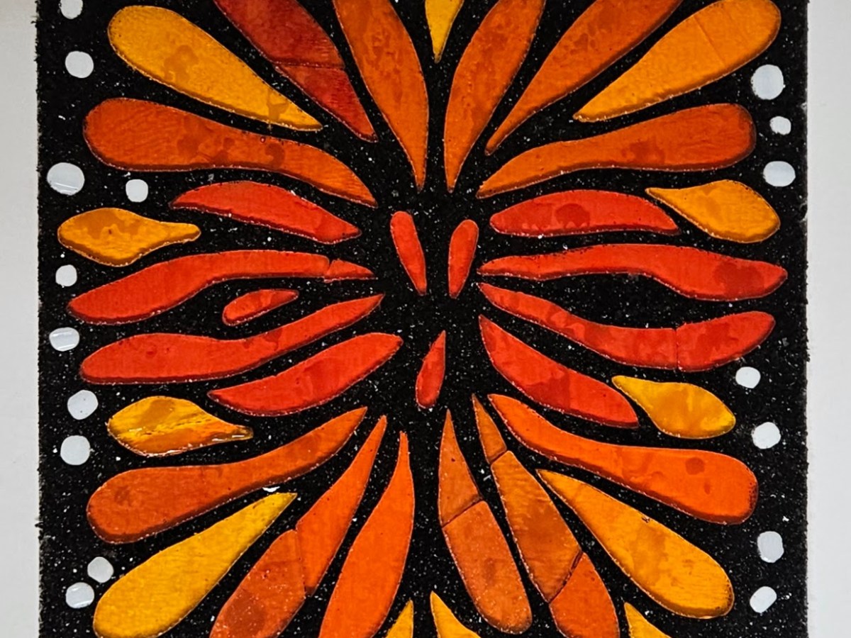 Fused Glass Butterfly&nbsp;Vase